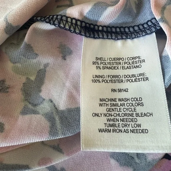 NWT London Times Petite Floral  Sleeveless A-line Midi Dress  Size 10P MSRP $108 - Picture 5 of 8